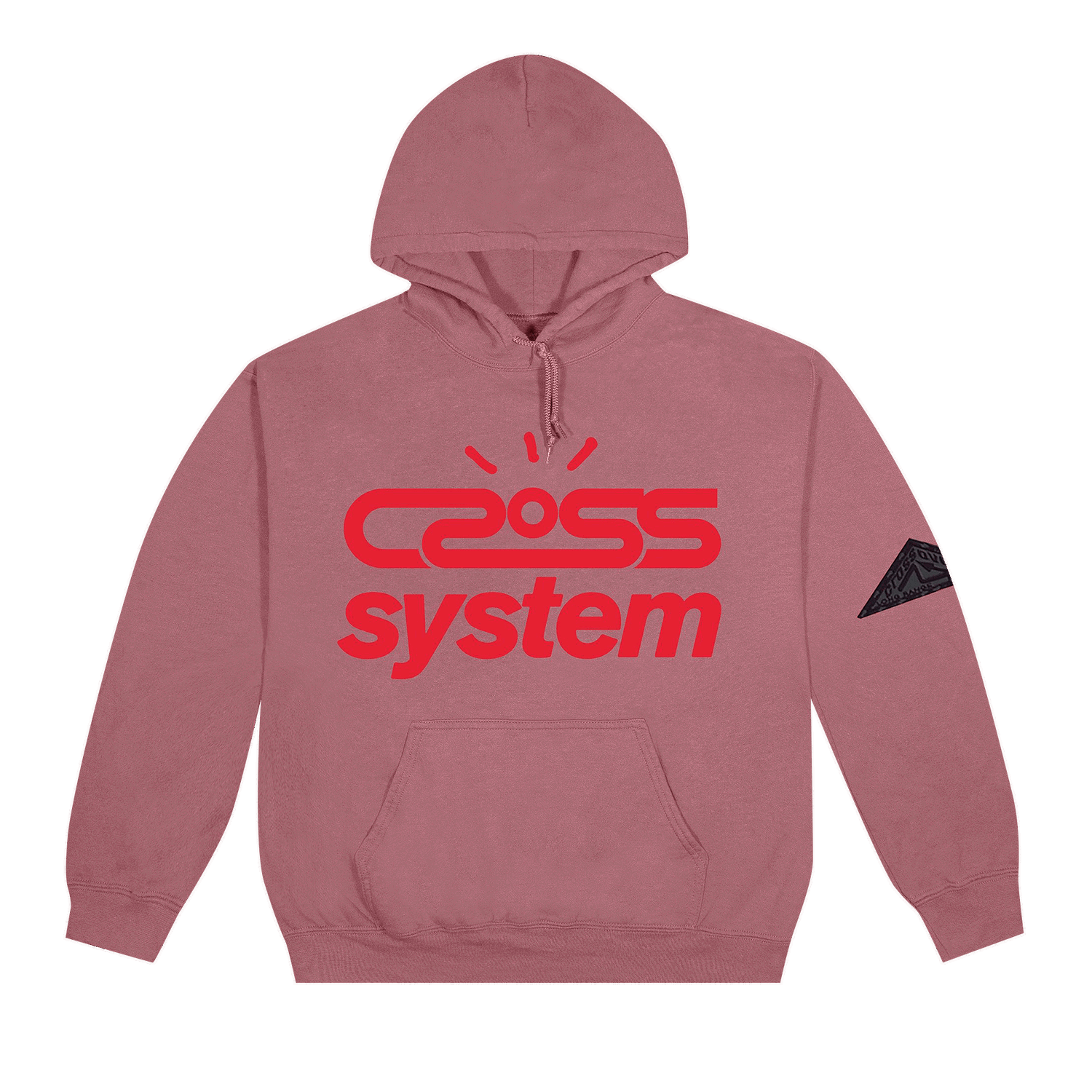 Sweatshirt Cactus Jack by Travis Scott Cross System Hoodie Lyserød | CJJ6 HS13 WASH, 0