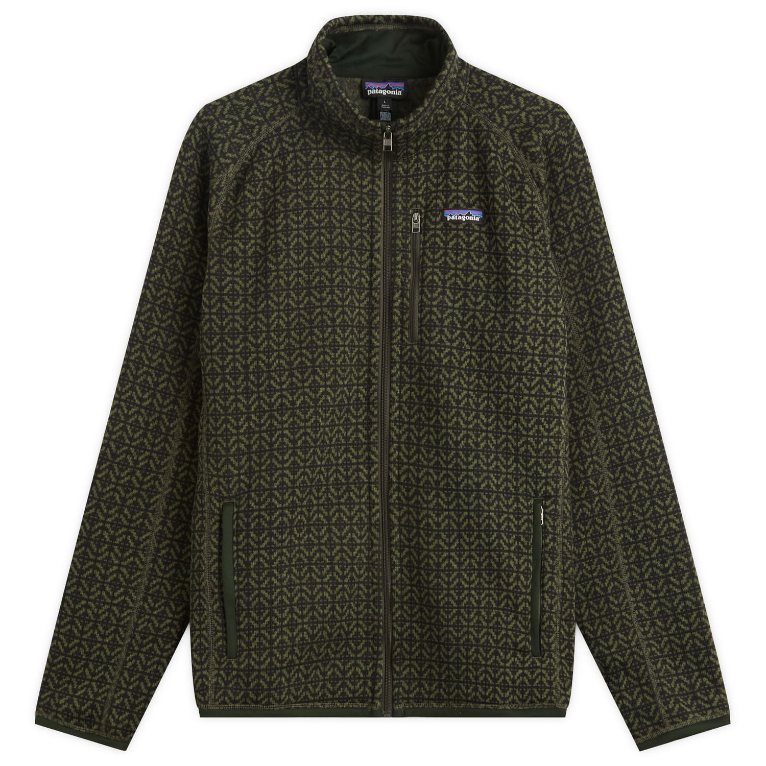 Jakke Patagonia Better Sweater Jacket Scales Grøn | 25528-SODG, 1