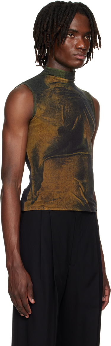Tanktop Jean Paul Gaultier Jean Paul Gaultier High Neck Printed Top Brun | 25/03-W-TO311-M004P-4812, 4