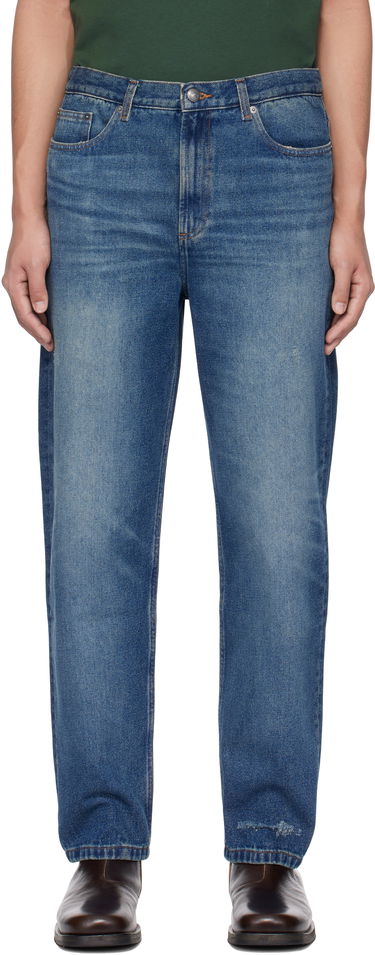 Jeans A.P.C. Martin Straight-Leg Jeans Blå | COHFC-H09121, 0