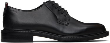 Sneakers og sko BOSS Hugo Logo Detail Leather Derbys Sort | 50552580, 0