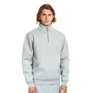 Sweatshirt Carhartt WIP Chase Neck Zip Sweat Grå | I027038.00M.XX, 1