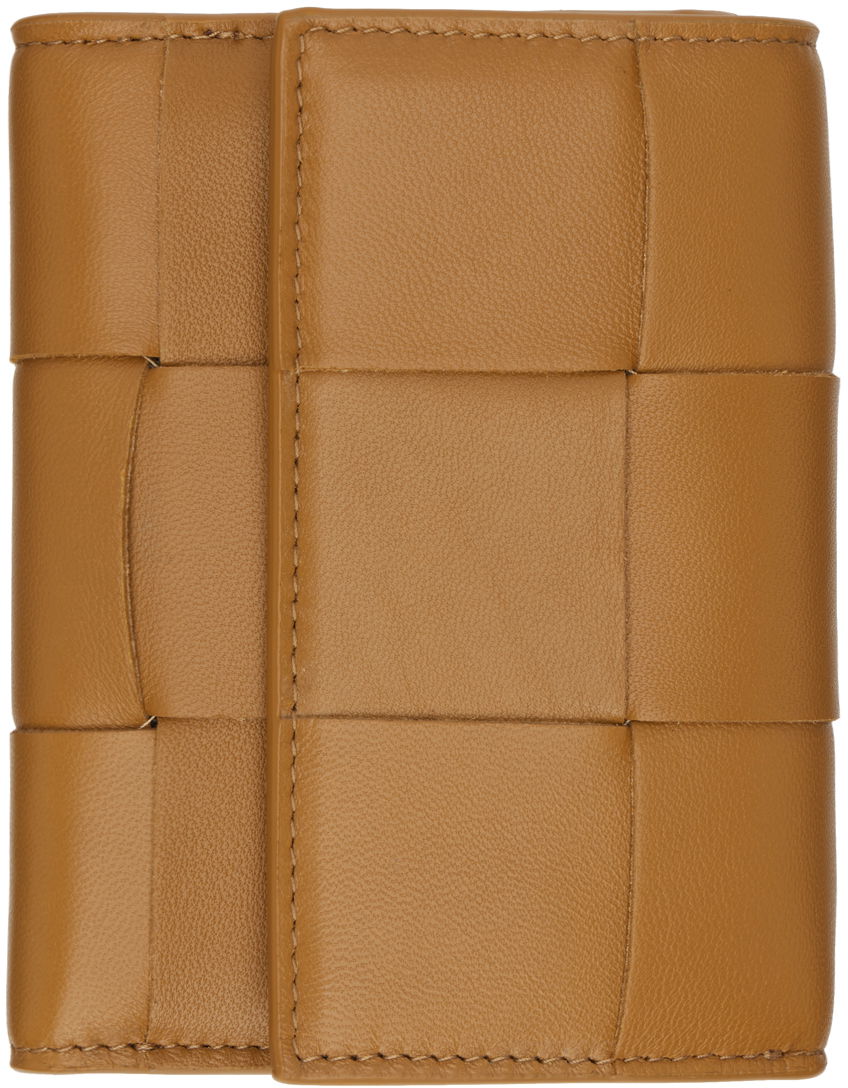 Tegnebog Bottega Veneta Trifold Zip Wallet Beige | 651372 VCQC1, 0
