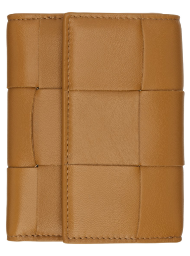 Tegnebog Bottega Veneta Trifold Zip Wallet Beige | 651372 VCQC1