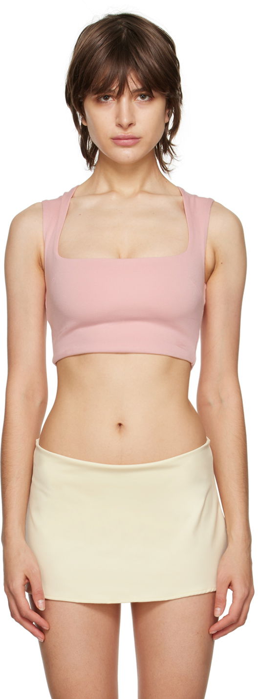 Tanktop GUIZIO Guizio Celestial Tank Top Lyserød | DGF21F908_BLSH, 0