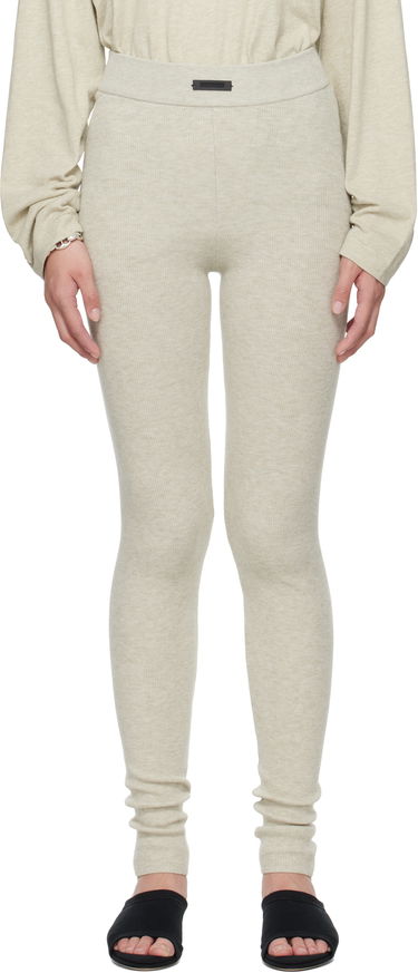 Leggings Fear of God Fear of God ESSENTIALS Soft Rib Leggings Beige | 192SP257492FW, 0