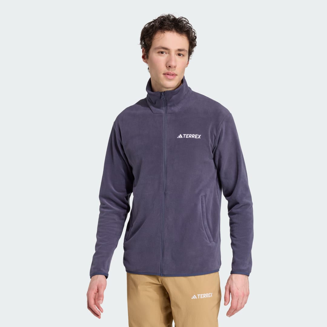 Jakke adidas Performance Multi Essentials Full-Zip Fleece Jacket Lilla | JM3116, 0