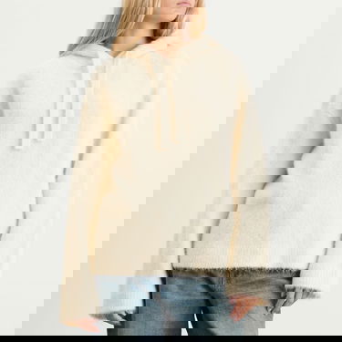 Sweatshirt Samsoe Samsoe Sajeanne Knit Hoodie W Beige | F25300025-CLR000289, 2