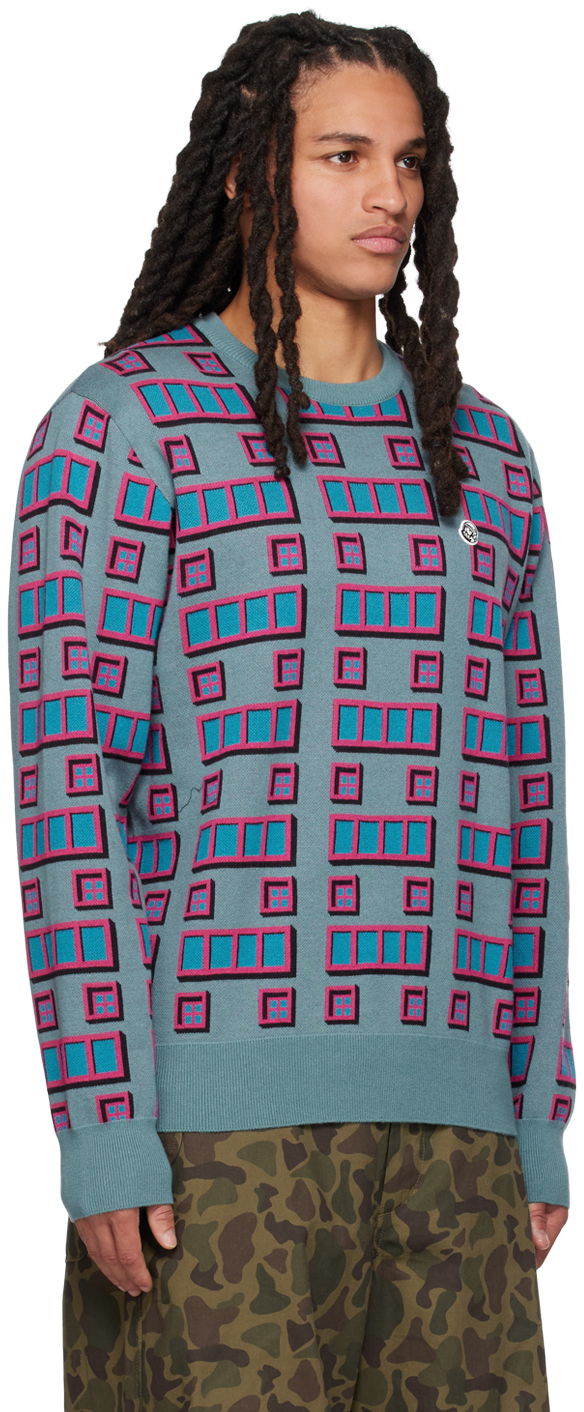 Sweater BILLIONAIRE BOYS CLUB Billionaire Boys Club Crewneck Sweater Blå | B23143, 1