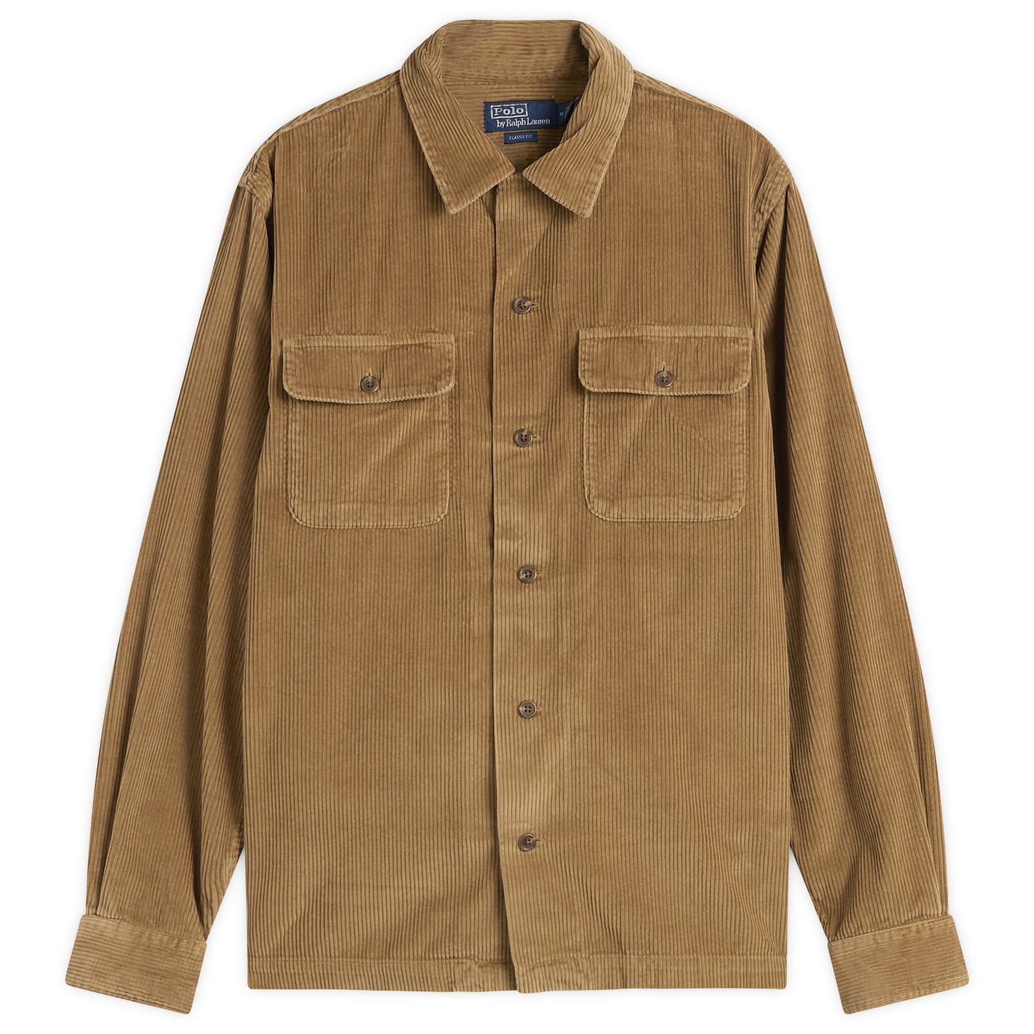Jakke Polo by Ralph Lauren Corduroy Overshirt Brun | 710981753002-BRN, 1