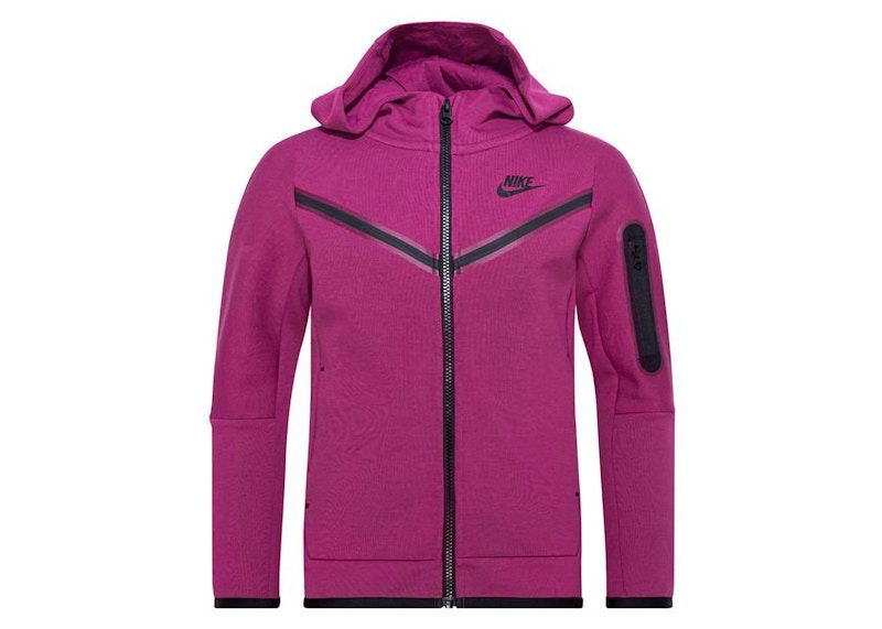 Sweatshirt Nike Kids' Tech Fleece Full-Zip Hoodie Lilla | CU9223-653
