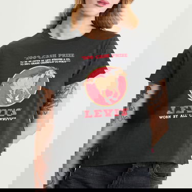 T-shirt Levi's Horse Print T-Shirt Sort | A8804-0063, 5