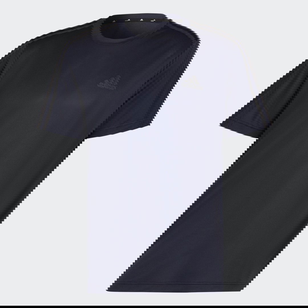 T-shirt adidas Performance AEROREADY Designed to Move Sport 3-Stripes Sort | H30246, 0