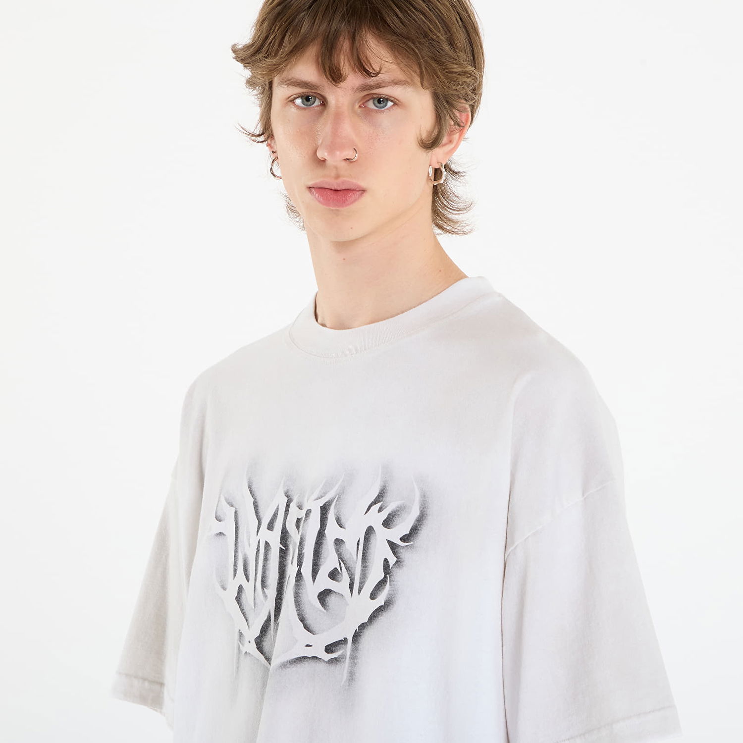 T-shirt Wasted Paris T-shirt Sword Boxy Faded Hvid | WP_000324, 1