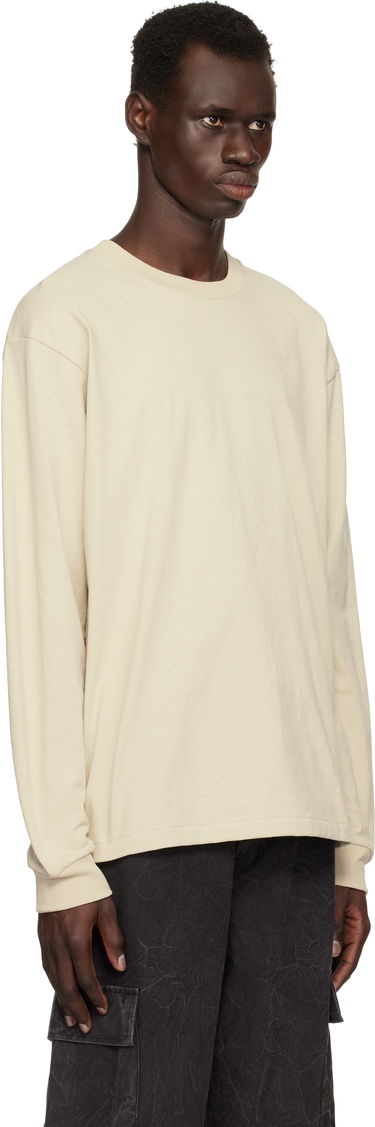 Sweater John Elliott John Elliott University Long Sleeve T-Shirt Beige | A189M6433A, 1