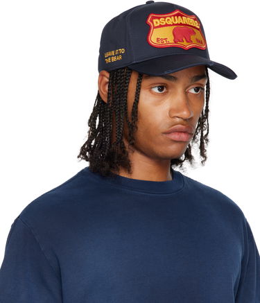 Kasket DSQUARED2 Dsquared2 Baseball Cap with Patch Mørkeblå | BCM0493 05C00001 3073, 1