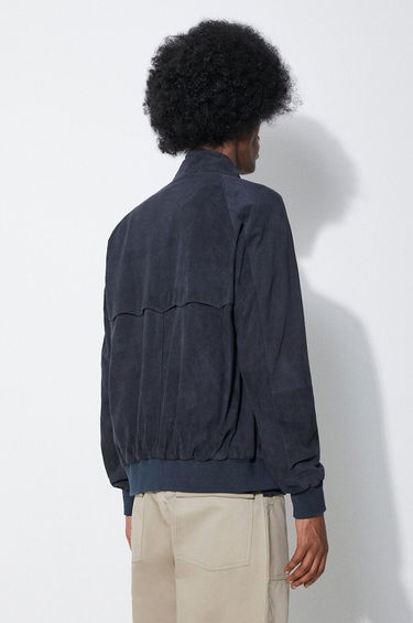 Bomberjakke Baracuta Baracuta G9 Suede Jacket Mørkeblå | BRCPS0939, 2