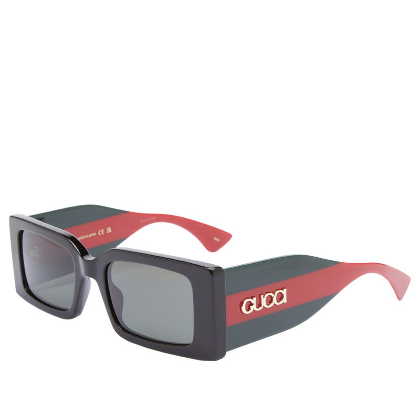 Solbriller Gucci GG1860S Rectangular Sunglasses Sort | GG1860S-001