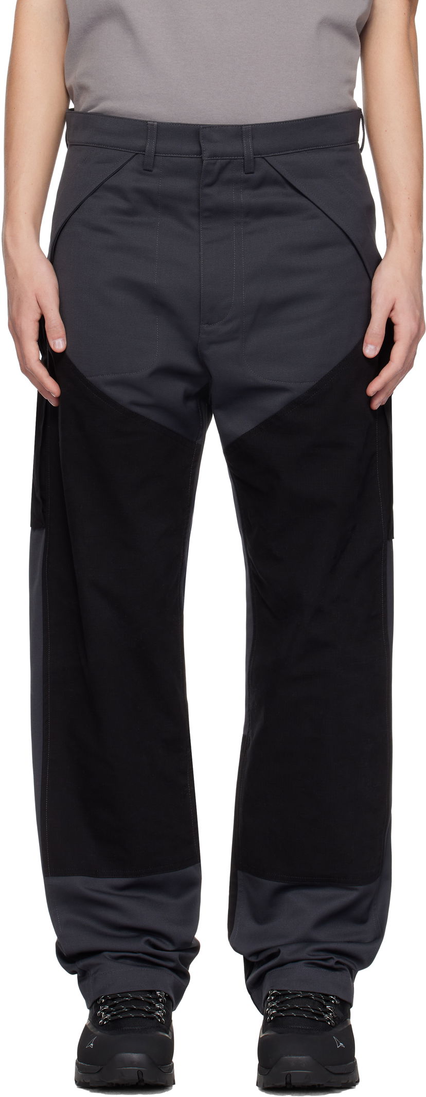 Cargo bukser ROA Technical Cargo Pants Grå | RBMW0335FA242
