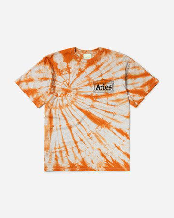 T-shirt Aries Temple Tie Dye Tee Orange | FTAR60300, 0