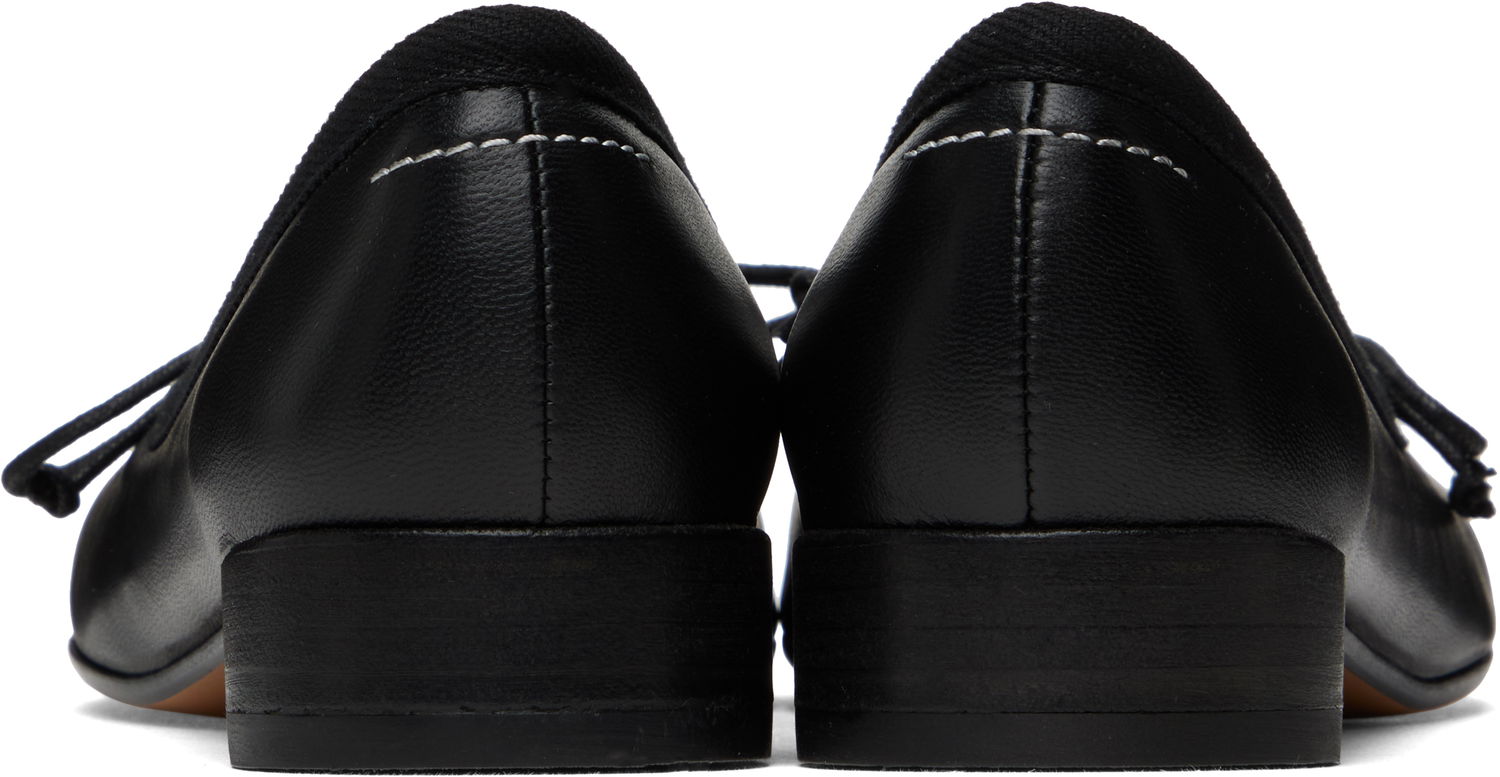 Tøj Maison Margiela MM6 Black Anatomic Classic Ballerina Flats Sort | S59WZ0096 P3628, 1
