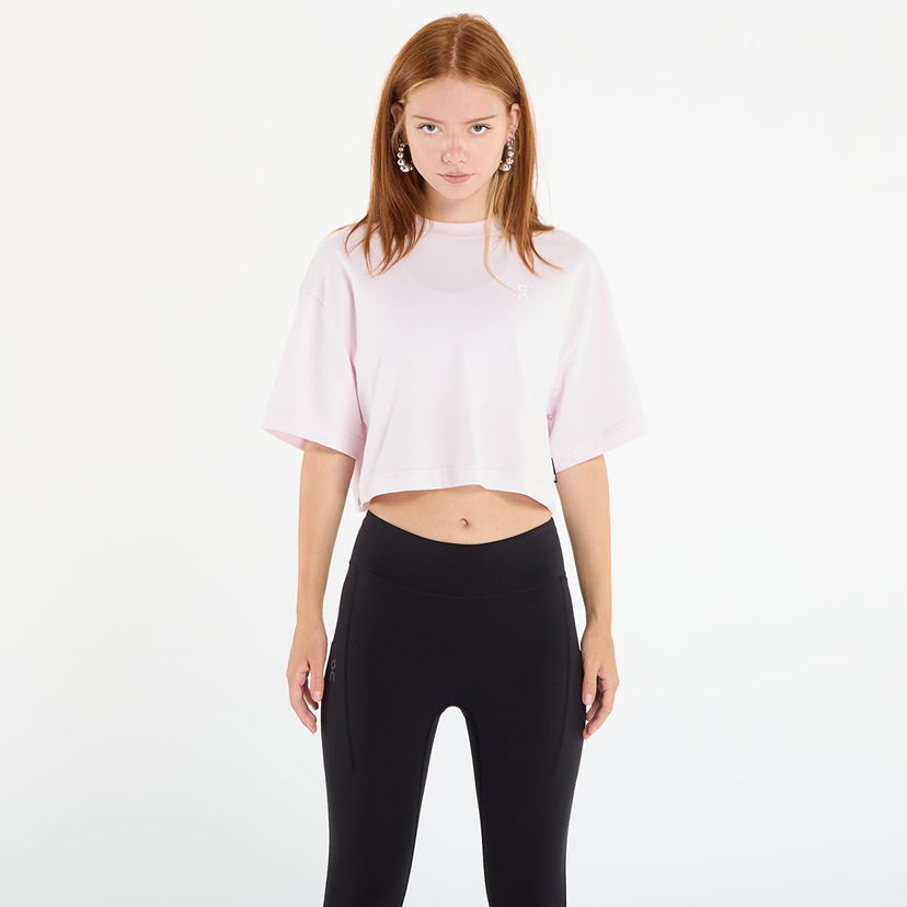 Crop top On Running On Club Boxy Tee Lyserød | 1WF11123368