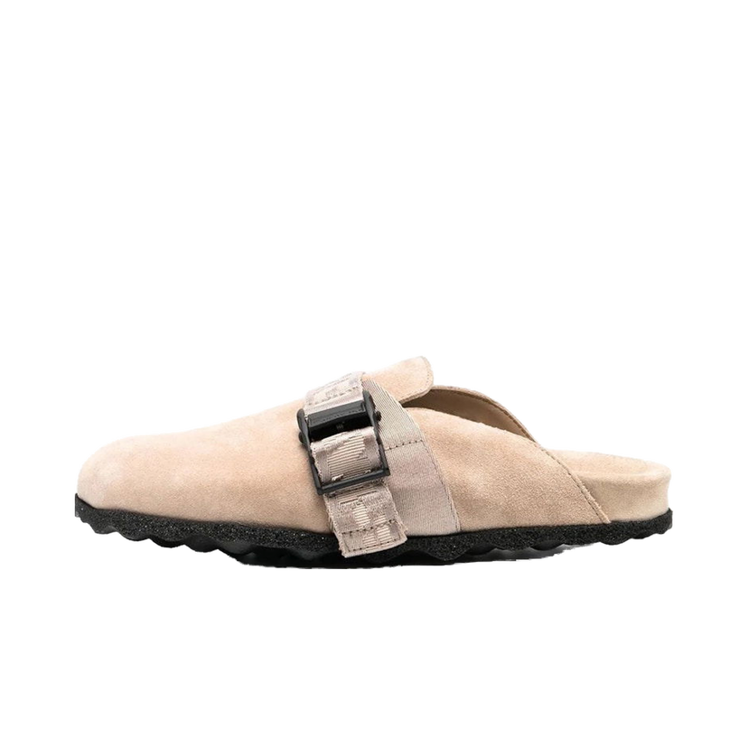 Sneakers og sko Off-White Suede Industrial Belt Sabot Sand W Beige | OWIJ020F22LEA0011717