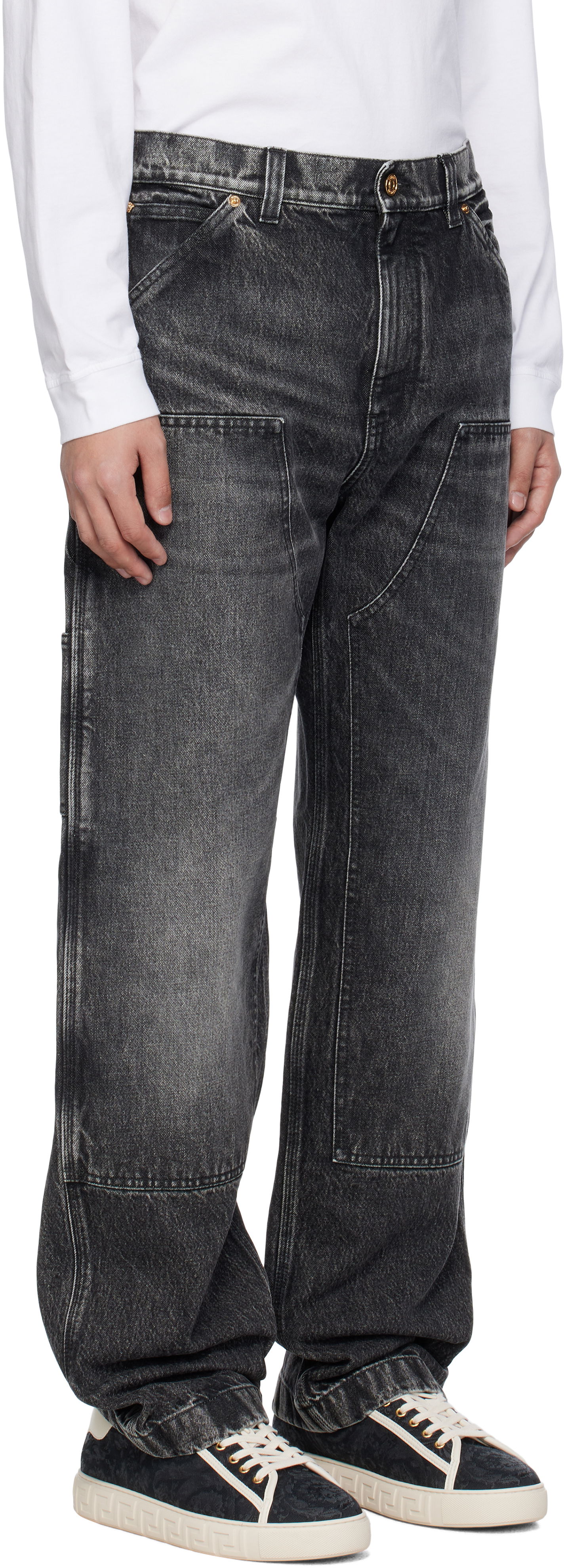 Jeans Versace Versace Carpenter Jeans Sort | 1017860_1A13718, 1