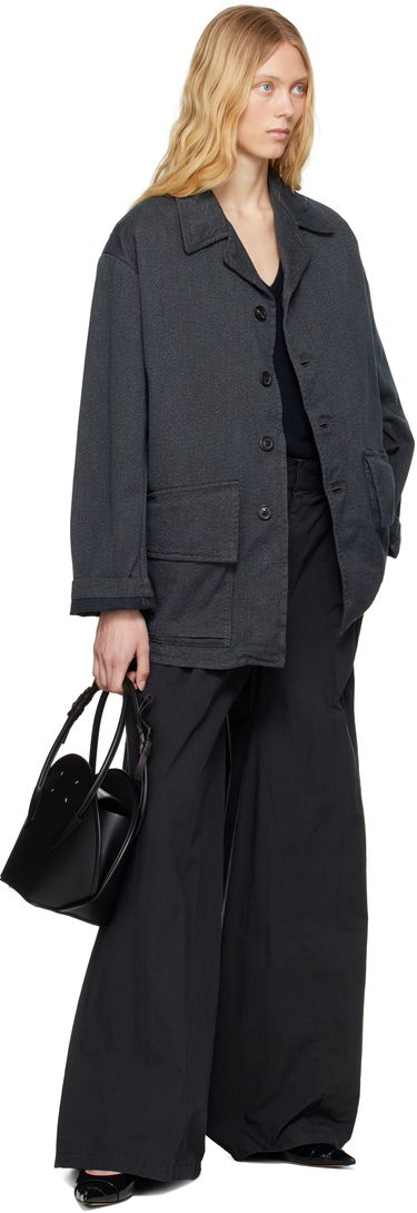 Bukser Maison Margiela Maison Margiela Pleated Wide-Leg Trousers Sort | S51KA0601 M35289, 3