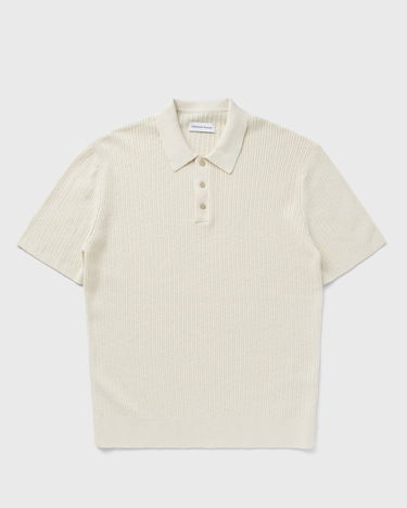 Polo skjorte Edmmond Studios Sunset Knitted Polo Shirt Hvid | 125-20-04050, 0