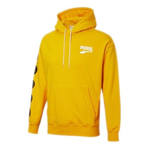 Sweatshirt Puma Club Casual Hoodie Gul | 530368-81