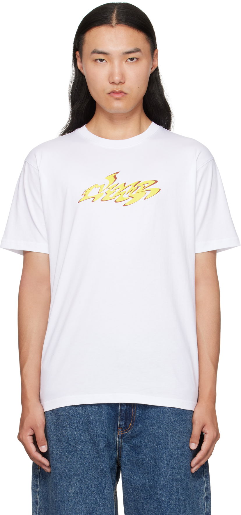 T-shirt Dime Dime Disco T-Shirt Hvid | DIMEFA2559WHT