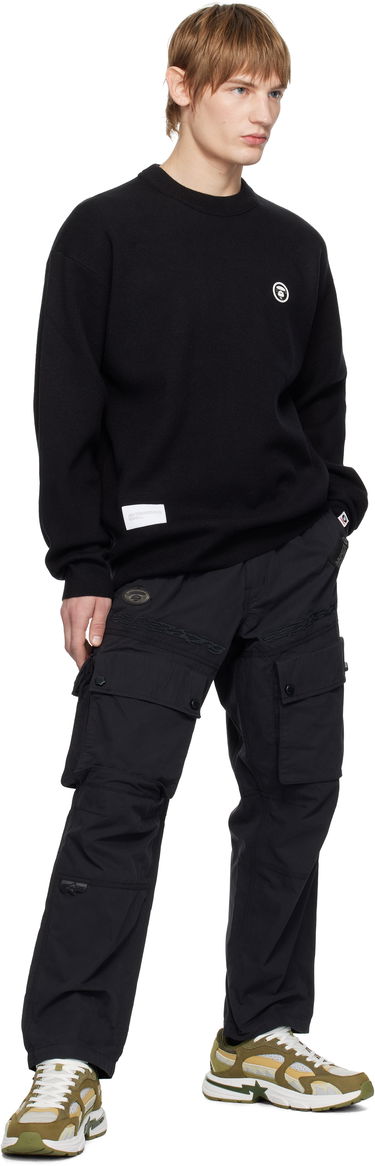 Sweater AAPE by A Bathing Ape AAPE by A Bathing Ape AAPE NOW Knit Sweater Sort | AAPKNMB333XXNBKX, 3