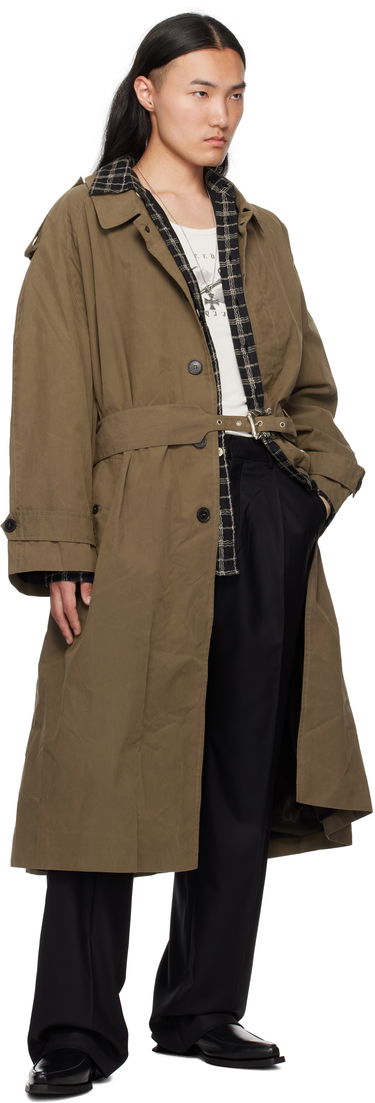 Trenchcoat Enfants Riches Déprimés Enfants Riches Déprimés Museum Sunday Trench Coat Grøn | 030-537, 3
