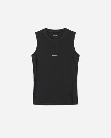 Tanktop Soulland Soulland Mira Tank Top XXS/XS Sort | 1189-1029