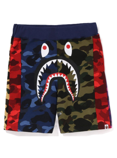 Shorts BAPE Mix Camo Crazy Sweat Shorts Rød | 1J30-153-015