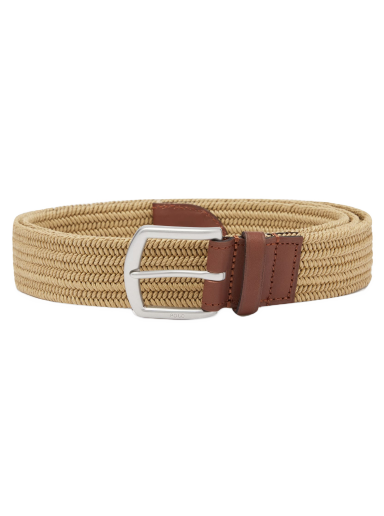 Bælter Polo by Ralph Lauren Woven Stretch Belt Timber Brown Beige | 405666041004