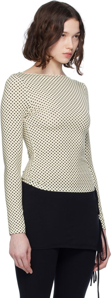 T-shirt Miaou Miaou Amelia Polka Dot T-Shirt Gul | 7183TJBBNP, 1