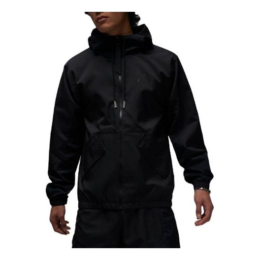 Vindjakke Jordan Engineered Hoodie Sort | DX9640-010