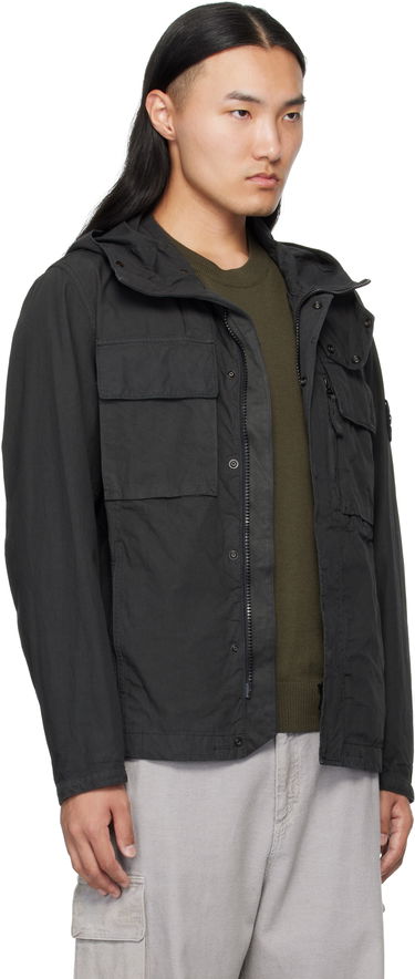 Jakke Stone Island Canvas Weave Cotton Jacket Sort | K2S15 Q100012 S0240, 1