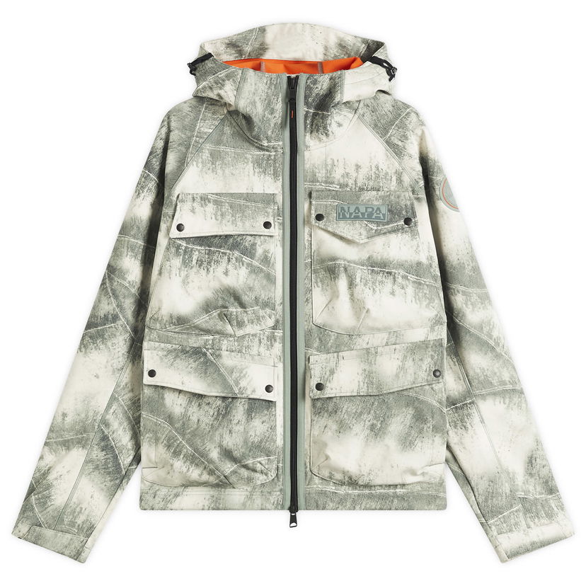 Vindjakke Napapijri Napapijri Multi Pocket Soft Shell Jacket Grøn | NP0A4IMRFCP1