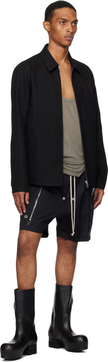 Shorts Rick Owens Rick Owens Bauhaus Bela Cargo Shorts Sort | RU02E1392 TE, 3