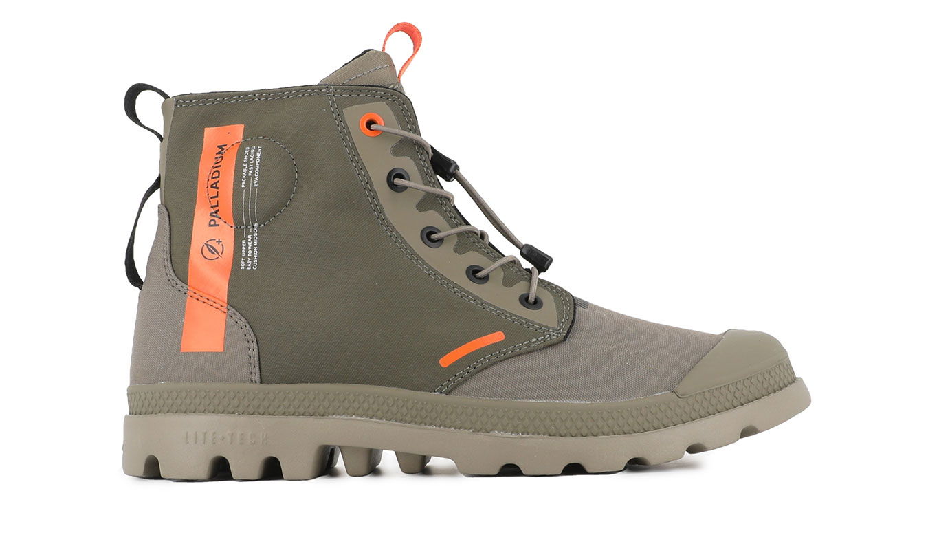 Sneakers og sko Palladium Pampa Lite Journey Packable Fast Lacing Lite Tech Grøn | 79539-325-M, 1