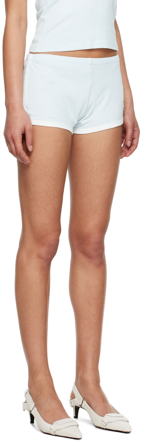 Shorts Courrèges Courrèges Contrast Trim Dolphin Shorts Hvid | 223JSH023JS0070, 1
