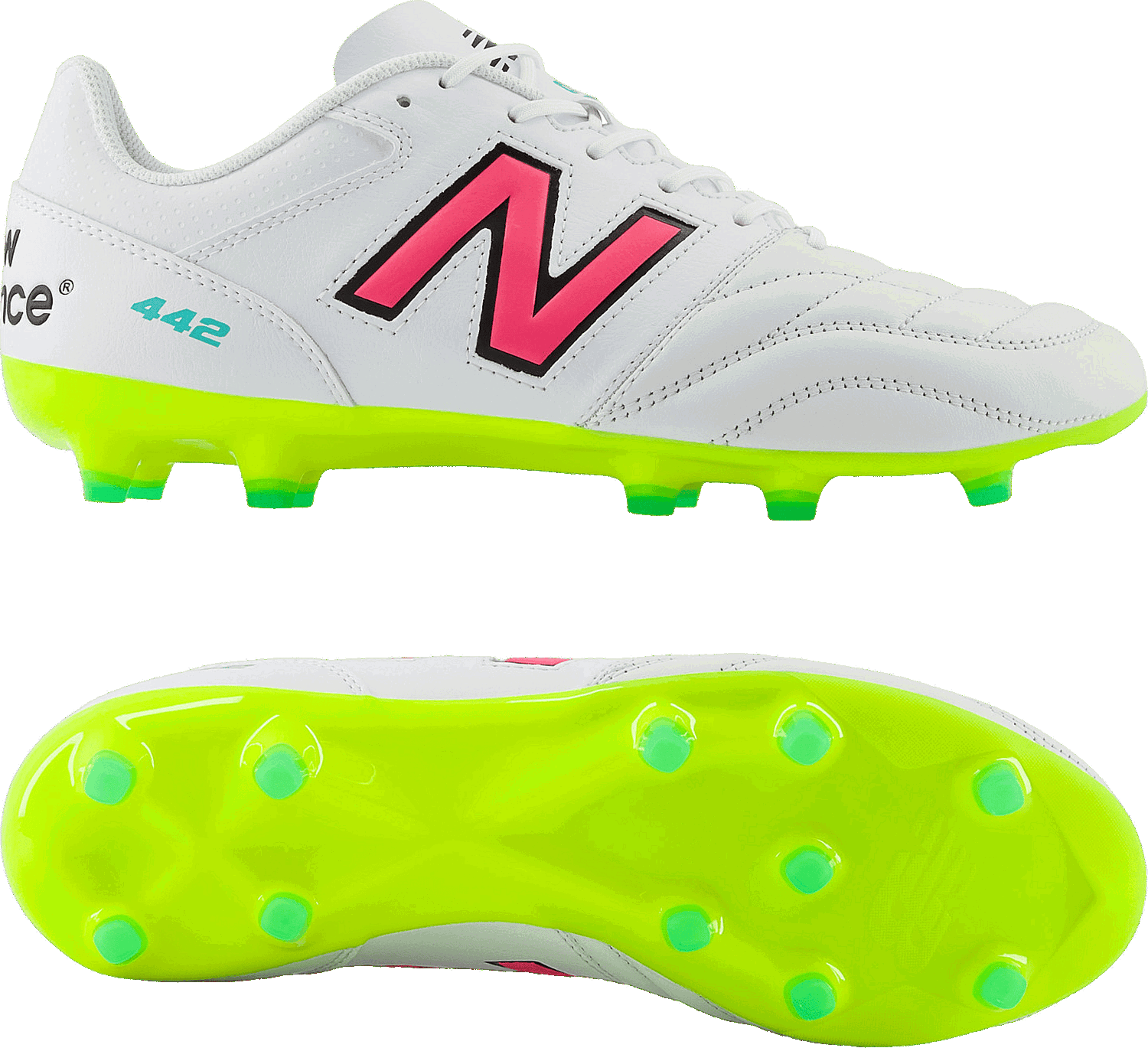 Sneakers og sko New Balance 442 V2 Team FG Hvid | NBMS42FWH2, 1