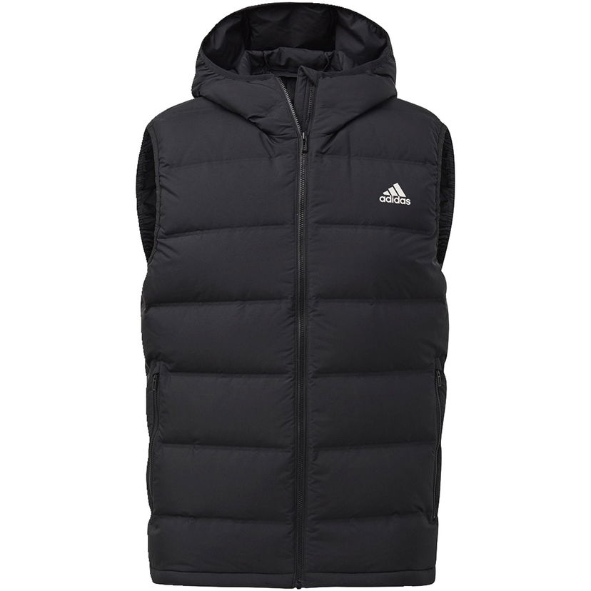 Vest adidas Originals Hooded Down Vest Sort | bq2006