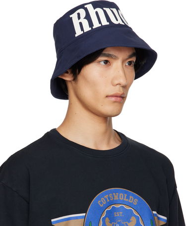 Hat Rhude Logo Bucket Hat Mørkeblå | RHPF25HA02747, 1