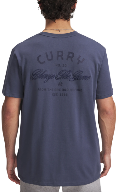 T-shirt Under Armour Under Armour Curry HW Verbiage T-Shirt Blå | 1390405-044, 1