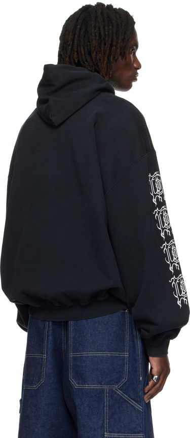 Sweatshirt VETEMENTS Vetements Cradle Of Filth Logo Oversized Hoodie Sort | UCF76HD100B, 2