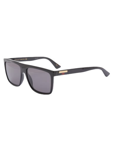 Solbriller Gucci Lines Injection Sunglasses Sort | GG0748S-001